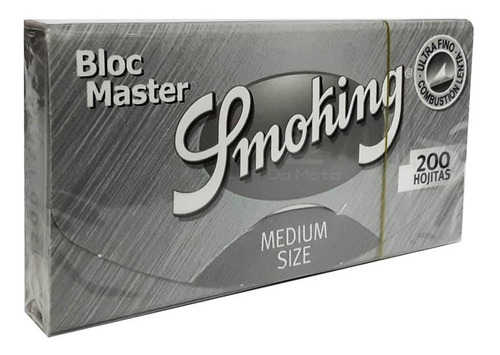 Seda Smoking Master Bloc 200 Folhas - Original Smoking