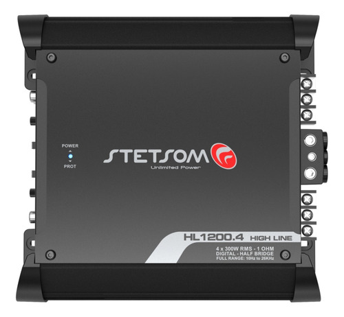 Módulo Amplificador Digital Stetsom Hl1200.4 1200w Rms 1 Ohm