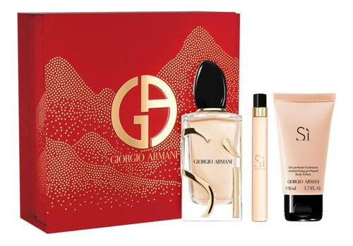 Perfume Si Edp 100 Ml + Mini 10 Ml + Locion Corporal 50 Ml