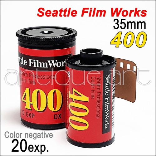 A64 Rollo Seattle 400 Asa Film Works Dx 35mm Negativo Color