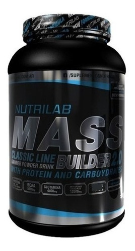 Mass Builder 2.0 1.6kg Nutrilab Ganador De Peso Masamuscular