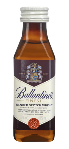 Miniatura Whisky Ballantines Finest 50ml (plástico)