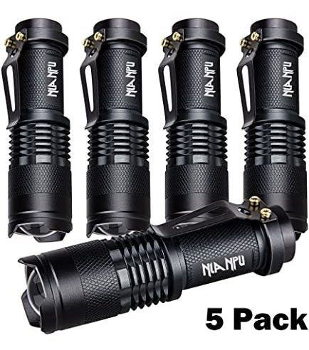 Mini Cree Q5 Sk-68, Mini Linterna Táctica, 3 Modos, Portátil