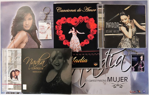 Cds Nadia Edicion Oro+ Besame Mucho- Pack5- 3cds C/regalos 