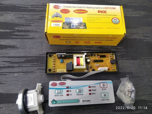 Tarjeta Electrónica Universal Lavadoras 110v Compatible