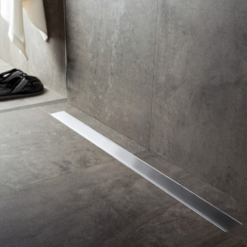 Ralo Linear Inox 5x100 Invisivel Oculto Banheiro Banho Sifao