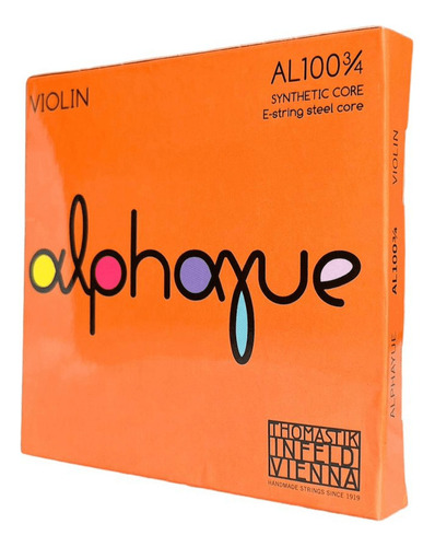 Conjunto de cordas de violino Thomastik Alphayue 3/4
