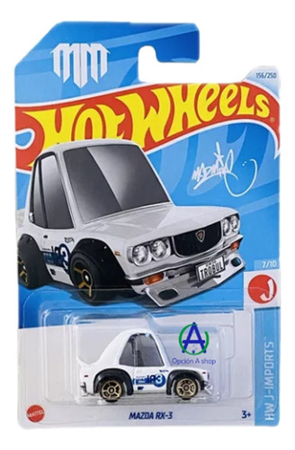 Carrito Hot Wheels Hw J-imports Mazda Rx-3 7/10 Htd77 2do