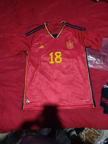 Camiseta Selección De España Titular Talle Xl 18 Alba 