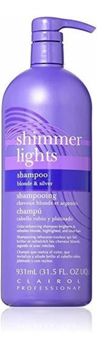 Clairol Shimmer Lights Champú Para El Pelo Rubio Y De Plata,