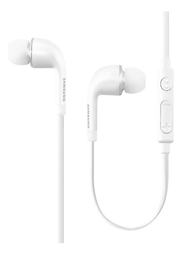 2 X Samsung 3.5 Mm Auriculares Estéreo Oem Eo-eg900bw, Blanc