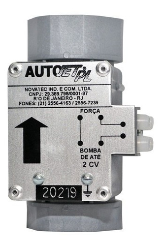 Fluxostato Autojet Pl - Novatec Pressurização - Promoção