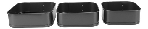 Set De Moldes Desmontables Antiadherentes D/pastel 18/20/22