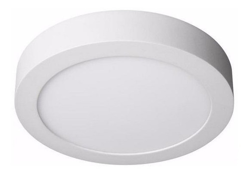 Lu-ce´s Plafón Aplique Redondo Led 18 W Ventilador O Techo Color Blanco (Luz cálida)