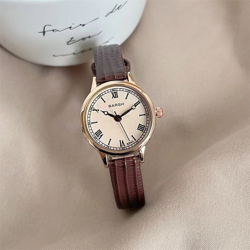 Reloj De Cuarzo Retro De Lujo For Mujer De Nicho De Moda