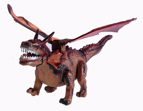 Dinossauro Que Bate As Assas E Caminha Com Som Brinquedo