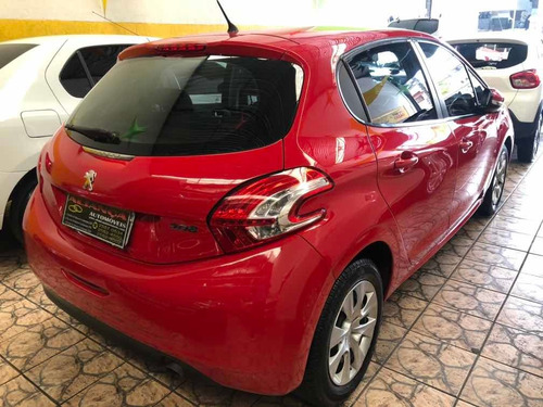 Peugeot 208 1.5 Active Flex 5p - Completo - 2014 - Vermelho