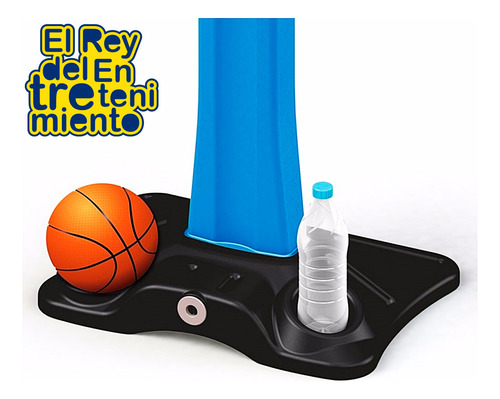 Imagen 4 de 6 de Tablero Aro De Basket Dolu Extensible Prod Europeo - El Rey