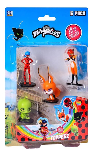 Miraculous Ladybug Pencil Toppers Adornos Lápiz Fox