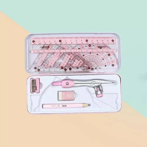 Kit De Herramientas Rosa Para Estudiantes De Matemáticas