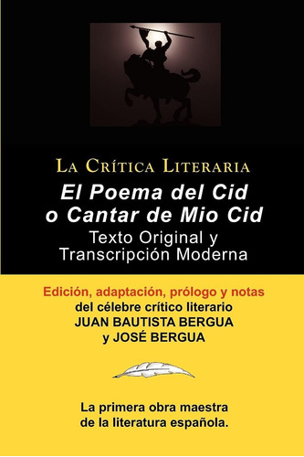 Libro: Poema Del Cid O Cantar De Mio Cid: Texto Y Transcripc