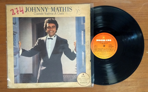 Johnny Mathis Cuando Vuelvas A Casa Disco Lp Vinilo