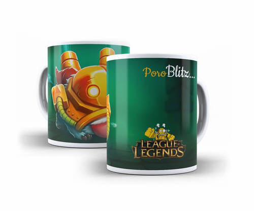 Caneca Personalizada Porcelana Blitzcrank League Of Legends
