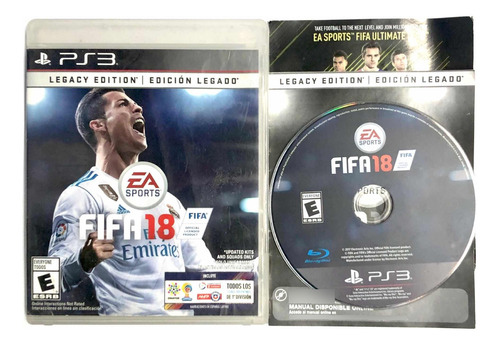 Fifa 18 Legacy Edition - Juego Original Playstation 3 Fisico