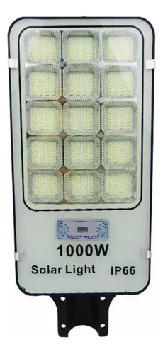 Foco Solar 1000w Poste De 420 Led En 15 Placas Solares