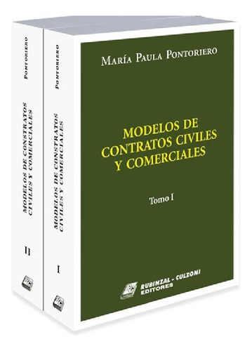 Libro - Modelos De Contratos Civiles Yerciales. 2 Tomos - P