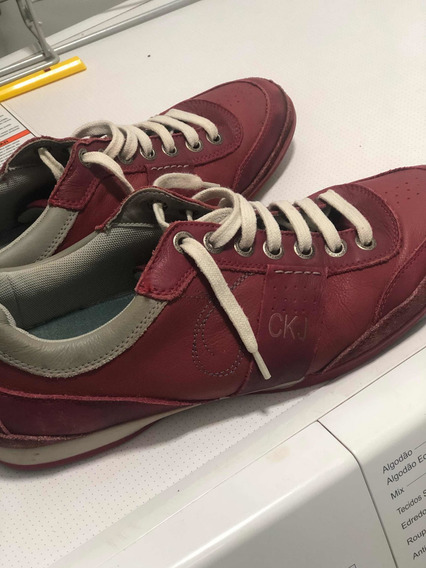 tenis calvin klein vermelho