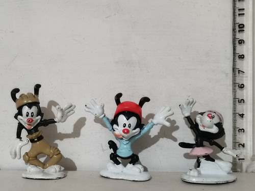Figuras Plástico Animaniacs Sonrics Hermanos Warner (Usado)
