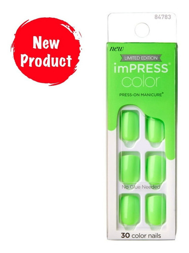 Uñas Press On - Kiss Impress Color Bounce