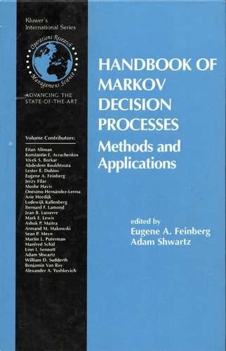 Handbook Of Markov Decision Processes