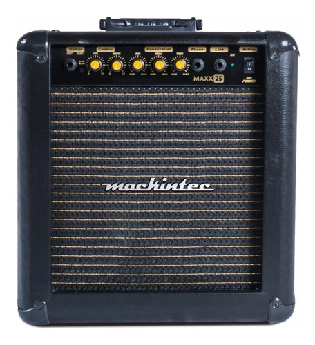 Cubo Amplificador Guitarra E Violão Maxx 25w Mackintec Nf-e.