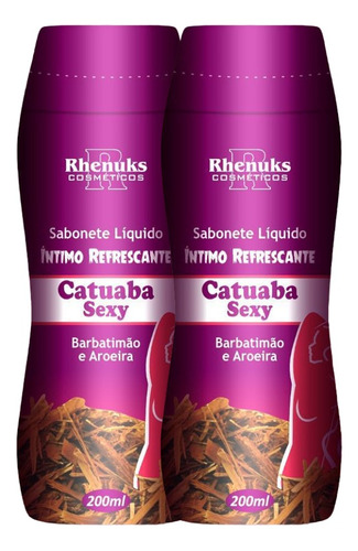 Kit Sabonete Íntimo Catuaba 200ml - 2u