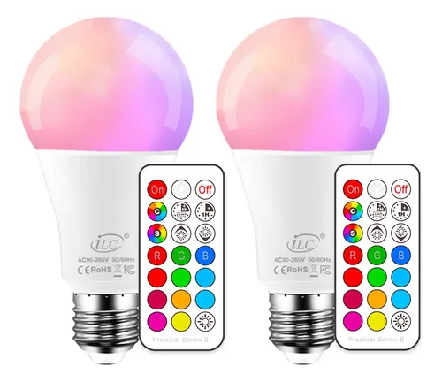 Ilc Bombillas Led Que Cambian De Color, Equivalente A 70 W,.