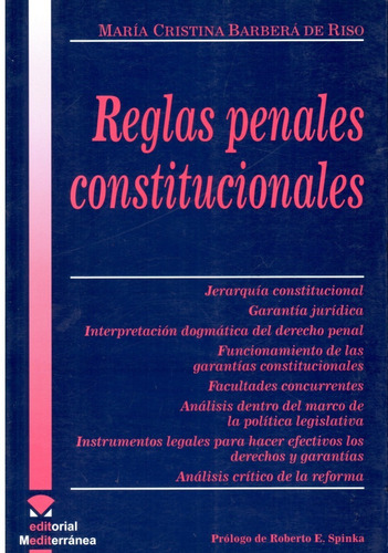 Reglas Penales Constitucionales - Barbera De Riso Dyf