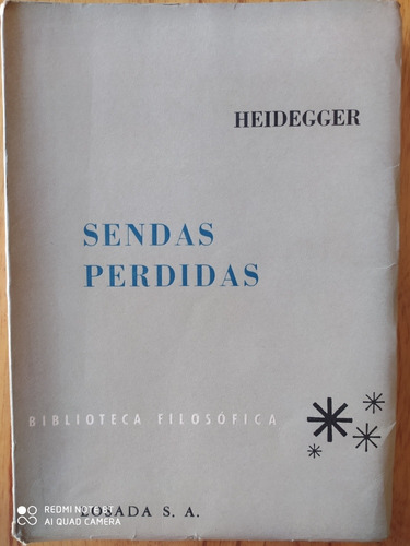 Sendas Perdidas - Heidegger