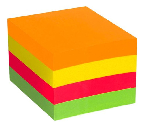 Pack 8 Notas Adhesivas Neon 5x5 Pen+gear C/400 + Obsequio
