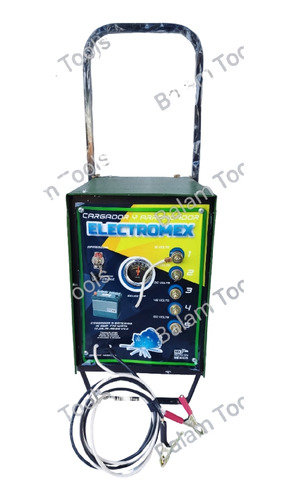 Cargador Y Arrancador Para 5 Baterías Electromex 60 Amp