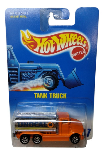 Hot Wheels Tank Truck Naranja
