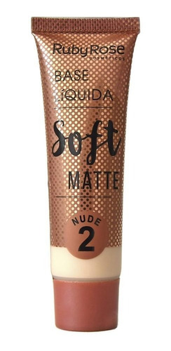 Base Liq Soft Matte Ruby Rose Nude 2 - - Ml A $666