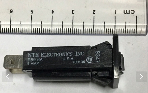 Thermal Breaker Control Nte R59-6a Termico Proteccion 6 A