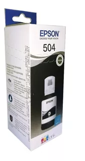 Tinta Epson T504120 T504 Negro De 127ml Original