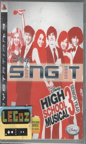 Legoz Zqz High School Musical 3-ps3- Sellado -ref 1013