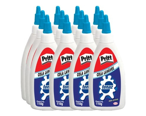 Caixa Com 12 - Cola Pritt Tenaz Laváel 110g