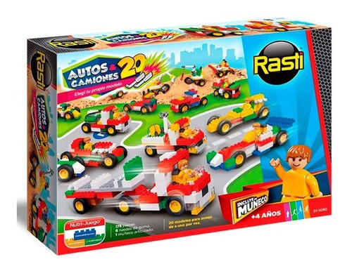 Rasti Auto Y Camiones 175pzs 01-1080