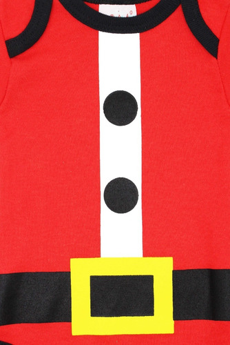 Imagen 4 de 9 de Pañalero Santa Claus Navidad Ropa De Bebé Disfraz Gorrito