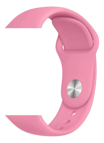 Pulseira Sport Compatível Com Smartwatch W68+ Ultra Series 8 Cor Rosa-chiclete